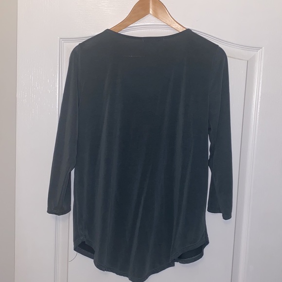 Green Envelope Los Angeles Green Blouse with Zipper Feature - Picture 2 of 5